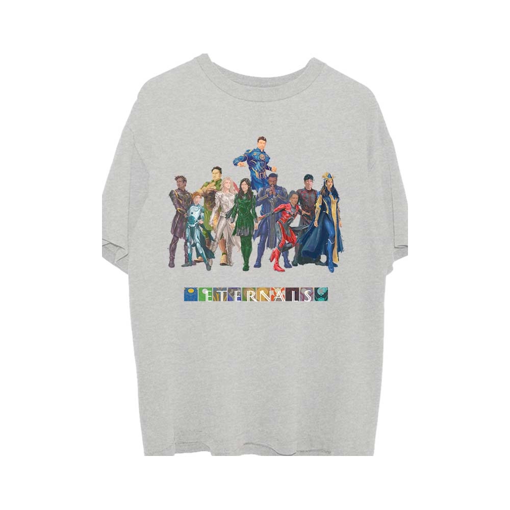 Marvel Eternals - Characters Tshirt Homme - Gris